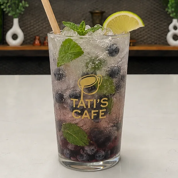 Blueberry mojito refresher